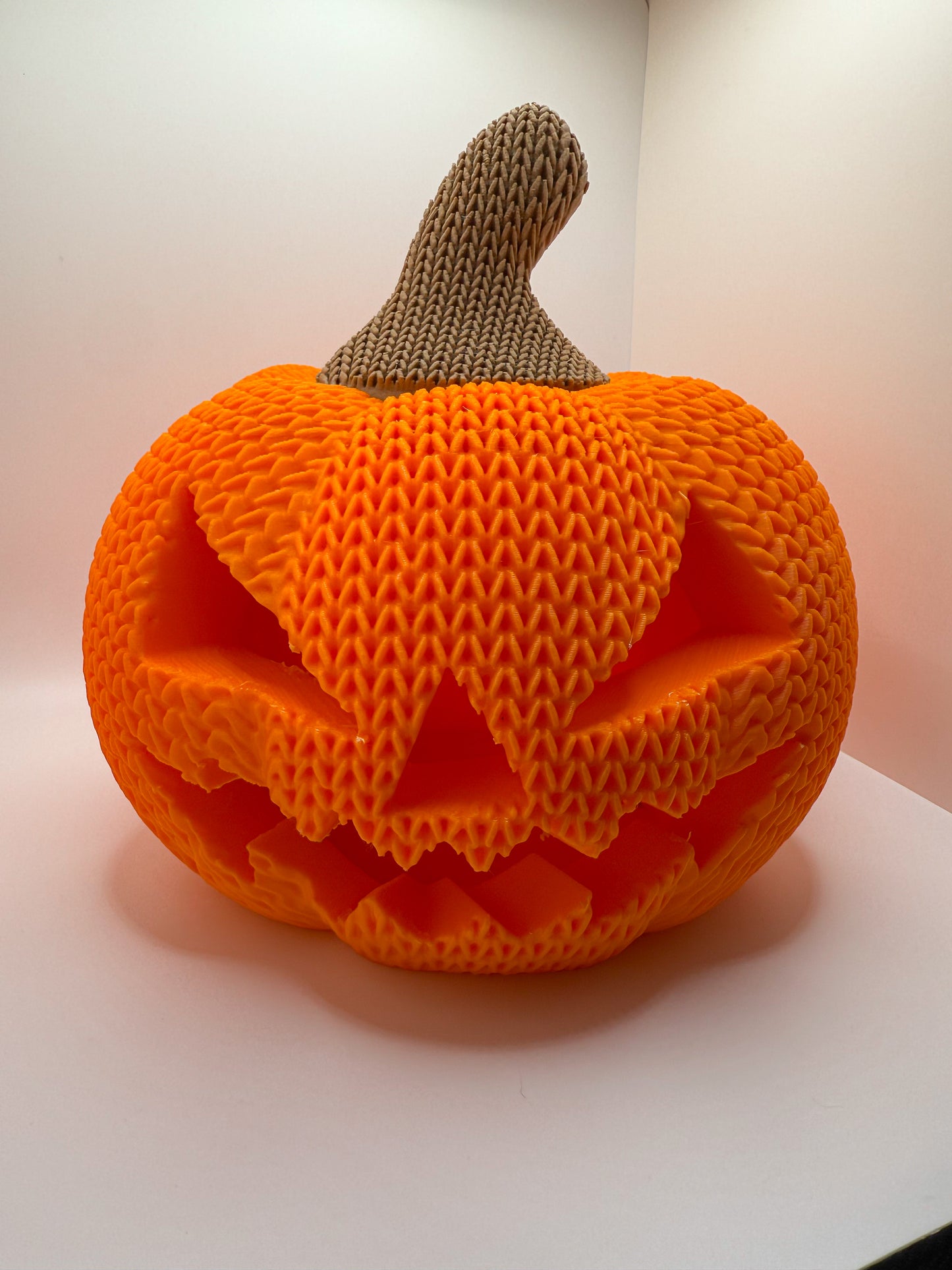 Knitted Jack-O-Lantern Pumpkin