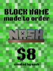 Block Name - Created by Nash (put notes in description)